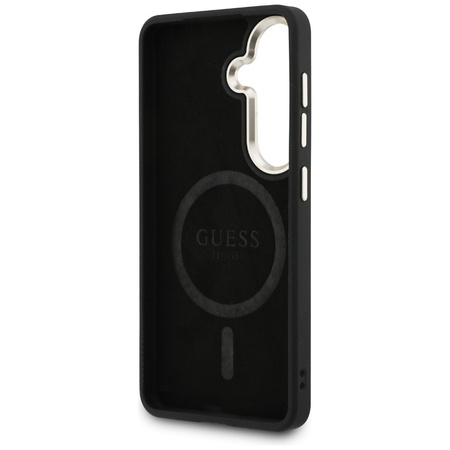 Etui Guess 4G Embossed Ring MagSafe do   Samsung Galaxy S26 Plus czarny