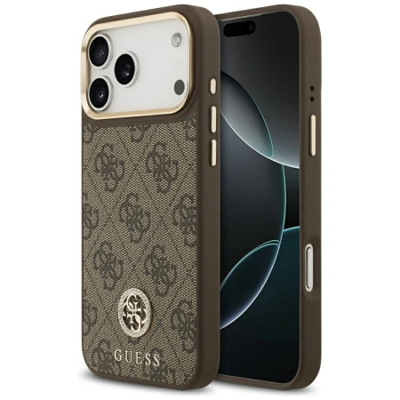 GUESS ETUI 4G STRASS LOGO DO IPHONE 17 PRO MAX MAGSAFE Z OCHRONĄ
