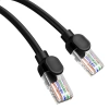 Kabel Ethernet Baseus High Speed Cat 5 RJ-45 1000Mb/s 3m okrągły - czarny