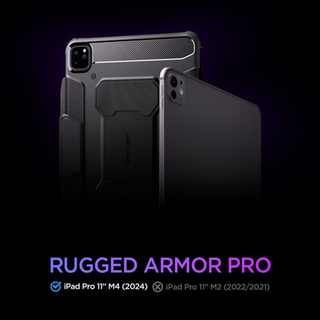SPIGEN RUGGED ARMOR PRO IPAD PRO 11 5 / 2024 BLACK