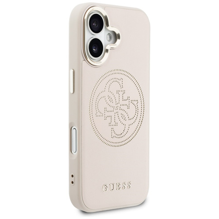 Etui Guess Perforated 4G MagSafe do iPhone 17 różowy