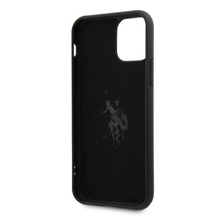 Etui U.S. Polo Assn. Silicone Collection na iPhone 11 Pro Max - czarne Silicone Collection