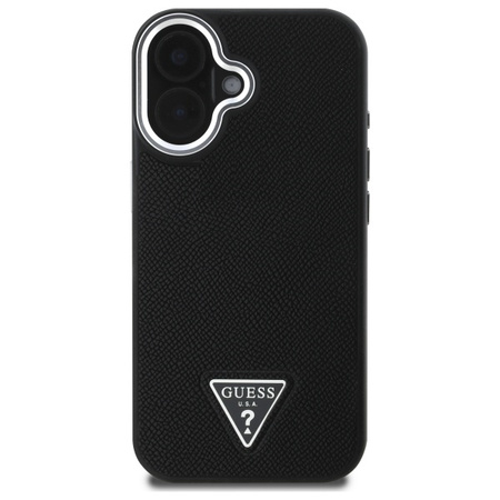 GUESS ETUI HARDCASE GRAINED TRIANGLE DO IPHONE 16 6.1 DO MAGSAFE ELEGANCKA