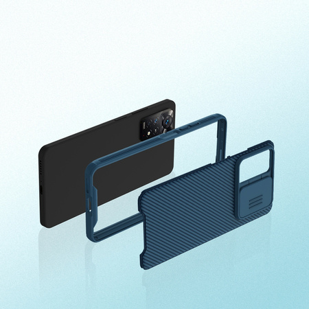 Nillkin CamShield Pro Case etui pokrowiec osłona na aparat kamerę Xiaomi Redmi Note 11 Pro / Note 11 Pro 5G / Note 11E Pro czarny
