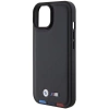 Etui BMW Leather Stamp Tricolor do iPhone 15 - czarne