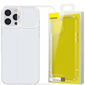 Baseus Simple Series Case przezroczyste żelowe etui iPhone 13 Pro Max przezroczysty (ARAJ000202)