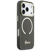 Etui Guess IML Script Metal MagSafe do iPhone 17 Pro czarny