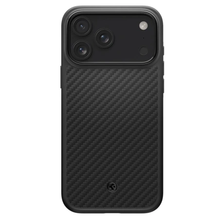 Etui Spigen Enzo Aramid "T" MagSafe na iPhone 17 Pro Max - czarne