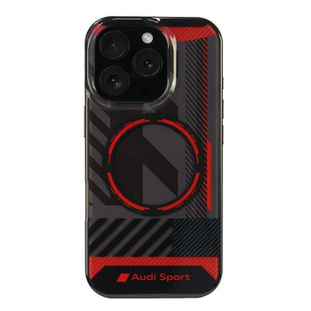 AUDI ETUI HARDCASE MAGNETYCZNE DO IPHONE 16 PRO 6.3 AUS-IMLMIP16P-RSQ/D2-BK