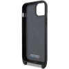 Etui BMW M Edition Carbon Tricolor Lines & Strap na iPhone 15 / 14 / 13 - czarne