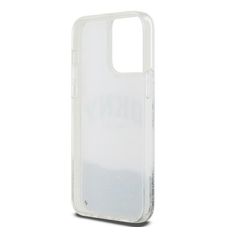 DKNY POKROWIEC HARDCASE LIQUID GLITTER DO IPHONE 15 PRO MAX Z LOGO WIELKIM