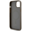 DKNY ETUI HARDCASE DO IPHONE 15 PLUS 14 PLUS 6.7 LEATHER PATTERN DO MAGSAFE