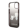 Karl Lagerfeld KLHCP14MTGKCK iPhone 14 Plus 6,7" hardcase czarny/black Gradient Ikonik Karl & Choupette