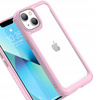 HURTEL OUTER SPACE CASE POKROWIEC SZTYWNY DO IPHONE 14 PLUS ŻELOWA RAMKA