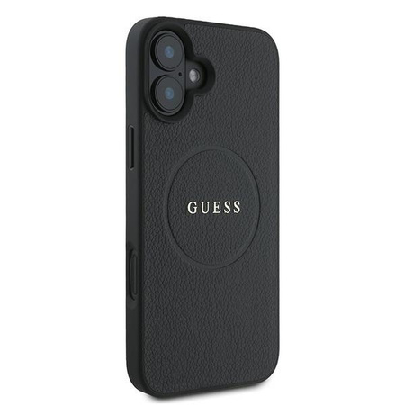GUESS ETUI HARDCASE GRAINED RING DO MAGSAFE DO IPHONE 16 PLUS 6.7 Z PEŁNĄ
