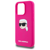 KARL LAGERFELD ETUI SILICONE KARL HEAD PRINT DO IPHONE 15 PRO 6.1 Z DO