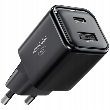 INNOSTYLE SZYBKA ŁADOWARKA KOSTKA USB-C 35W USB TYP C GAN II DO SAMSUNG LED