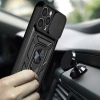 HURTEL HYBRID ARMOR CAMSHIELD ETUI DO IPHONE 14 PRO MAX Z OCHRANĄ NA APARAT