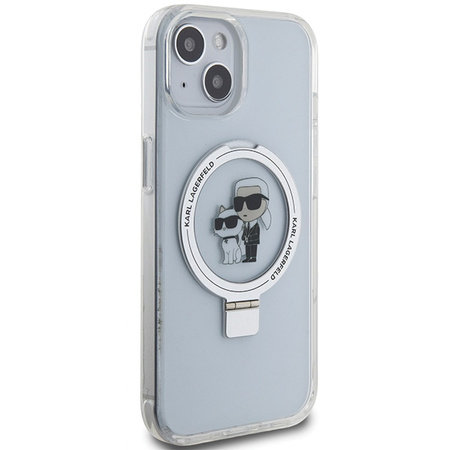 KARL LAGERFELD ETUI HARDCASE DO IPHONE 15 14 13 6,1 Z RING STAND DO MAGSAFE