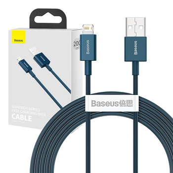 BASEUS KABEL ŁADOWARKA USB DO LIGHTNING APPLE IPHONE IPAD 2 METRY