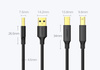 Ugreen kabel USB Typ B do drukarki (męski) - USB 2.0 (męski) 480 Mbps 1,5 m czarny (US135 10350)