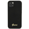 Guess GUHMP13MLSLMGBK iPhone 13 6,1" black/czarny hardcase Silicone Script Gold Logo Magsafe