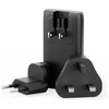 Ładowarka sieciowa Energea TravelWorld Edge 65W 2xUSB-C PD/PPS/QC3.0 (US/UK/EU) grafitowy