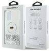 KARL LAGERFELD ETUI DO IPHONE 16 6.1 DO MAGSAFE TRANSPARENT Z LIQUID