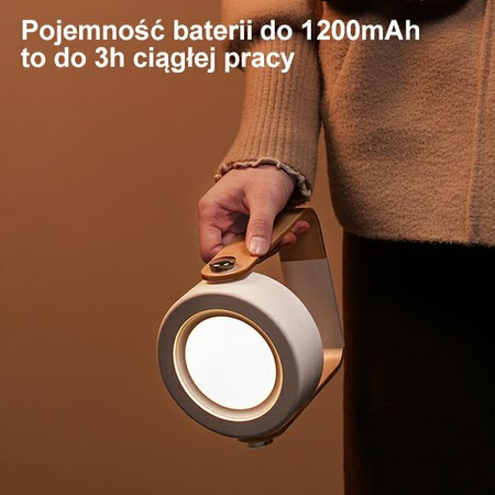 USAMS LAMPKA LED WIELOFUNKCYJNA DO BIURA SYPIALNI 3 TRYBY KONTROLA