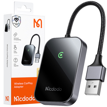 MCDODO ADAPTER BEZPRZEWODOWY DO APPLE CARPLAY WIRELESS BLUETOOTH USB USB-C