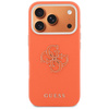 Etui Guess FW Resin Logo do iPhone 17 Pro pomarańczowy