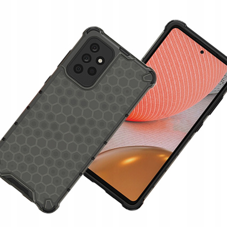 HURTEL POKROWIEC HONEYCOMB PANCERNE DO SAMSUNG GALAXY A72 4G Z RAMKĄ ŻELOWĄ