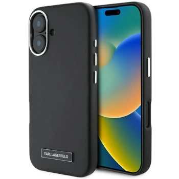 KARL LAGERFELD ETUI DO IPHONE 16 PLUS 6.7 HARDCASE FW METAL PLATE