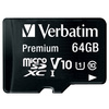 VERBATIM KARTA MICROSDXC 64GB V10+ DO TELEFONÓW TABLETÓW Z ADAPTEREM PRO
