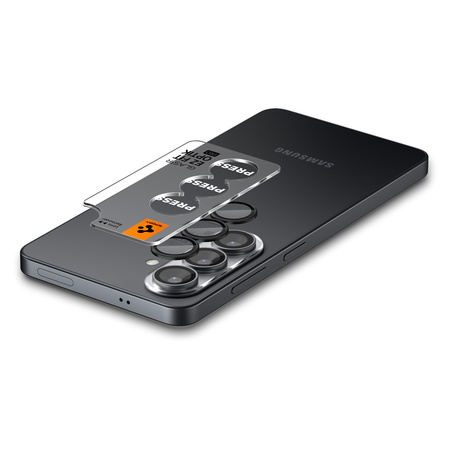 Spigen Glass tR EZ Fit Optik Pro HD 2 Pack, black - Samsung Galaxy S26