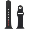 AUDI PASEK SPORT RED LOGO DO APPLE WATCH 44 45 46 49MM CZARNY SILIKONOWY