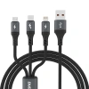 DUDAO KABEL L3E 3 W 1 60W DO MICROUSB USB-C DO LIGHTNING TELEFONY TABLETY