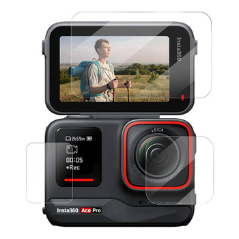 TELESIN SZKŁO HARTOWANE DO INSTA360 ACE PRO WYSOKIEJ JAKOŚCI OCHRONA EKRANU