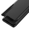 Eco Leather View Case elegancki futerał etui z klapką i funkcją podstawki Samsung Galaxy A72 4G czarny