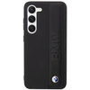 Etui BMW BMHCS23M22RDPK S23+ S916 - czarne Leather Textured & Stripe