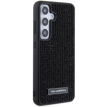 Etui Karl Lagerfeld Rhinestone Metal Logo na Samsung Galaxy S24 - czarne