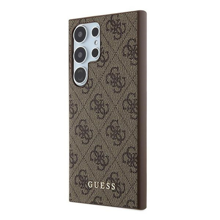 GUESS CASE HARDCASE DO SAMSUNG GALAXY S24 ULTRA S928 ZŁOTY METAL LOGO