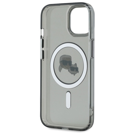 KARL LAGERFELD ETUI HARDCASE DO IPHONE 15 6.1 DO MAGSAFE IML METAL