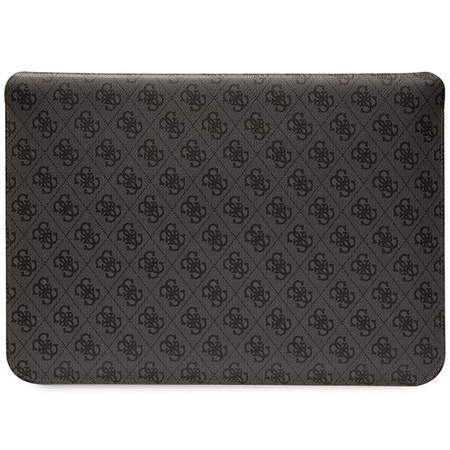 Guess Sleeve GUCS14PS4SGK 14" czarny/ black 4G Stripe Metal Logo