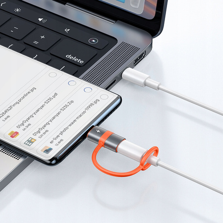MCDODO ADAPTER PRZEJŚCIÓWKA USB-C DO MICRO USB NA USB TYP C 3A 480MBPS
