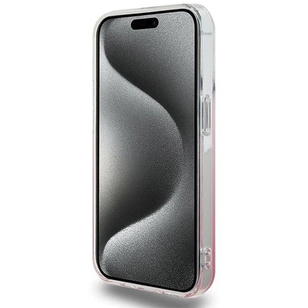 Etui Hello Kitty IML Gradient Electrop Kitty Head na iPhone 13 Pro Max - różowe