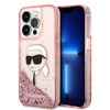 Karl Lagerfeld KLHCP14LLNKHCP iPhone 14 Pro 6,1" różowy/pink hardcase Glitter Karl Head