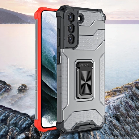 HURTEL CRYSTAL RING CASE PANCERNE ETUI DO SAMSUNG GALAXY S21+ 5G POKROWIEC