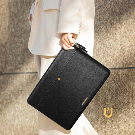 INNOSTYLE TORBA NA LAPTOPA SKÓRZANA 15 6 16 WODOODPORNA ETUI LUX LEATHER