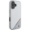 BMW BMHMP16S23PUDTS iPhone 166.1 szary/grey hardcase M Carbon Tricolor Line MagSafe